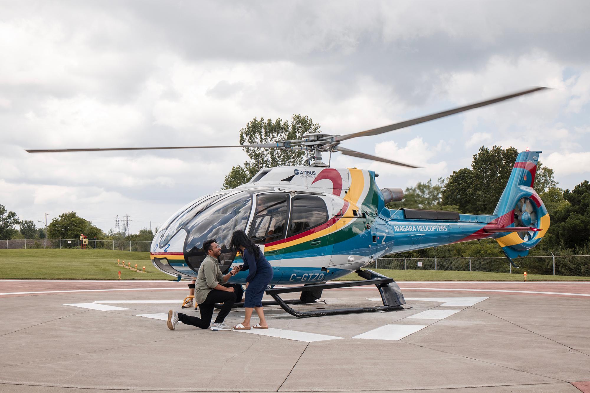 Niagara Falls Proposal on Niagara Helicopters